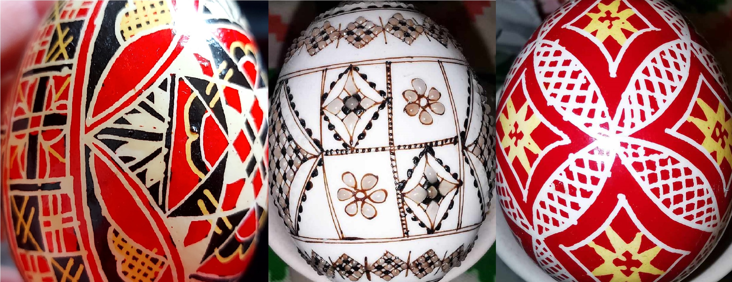 Decorated Orthodox Easter eggs