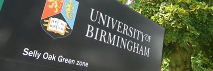 Sign on the Selly Oak campus