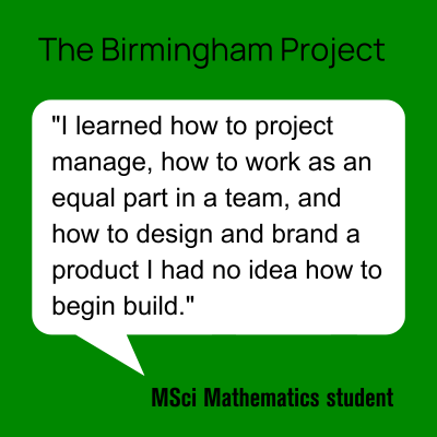 The Birmingham Project helps students with employability skills