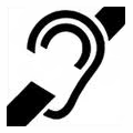 Induction hearing loop logo