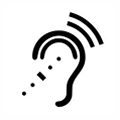 Infra-red hearing lsystem logo