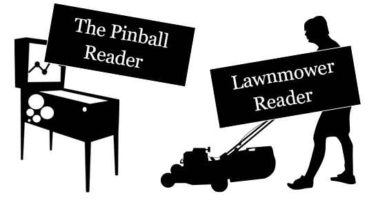 Pinball and lawnmower