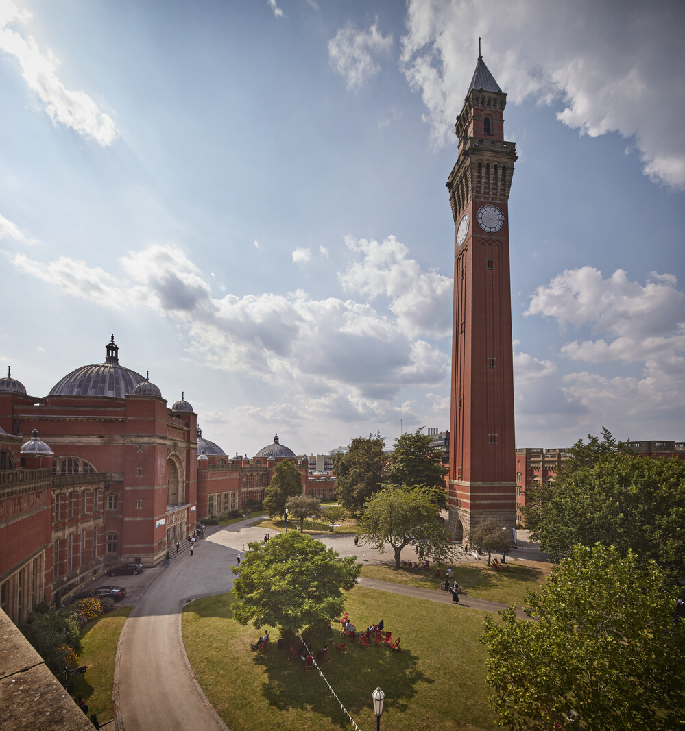 A wide view of Aston Webb and Old Joe