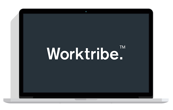Worktribe logo on a laptop screen