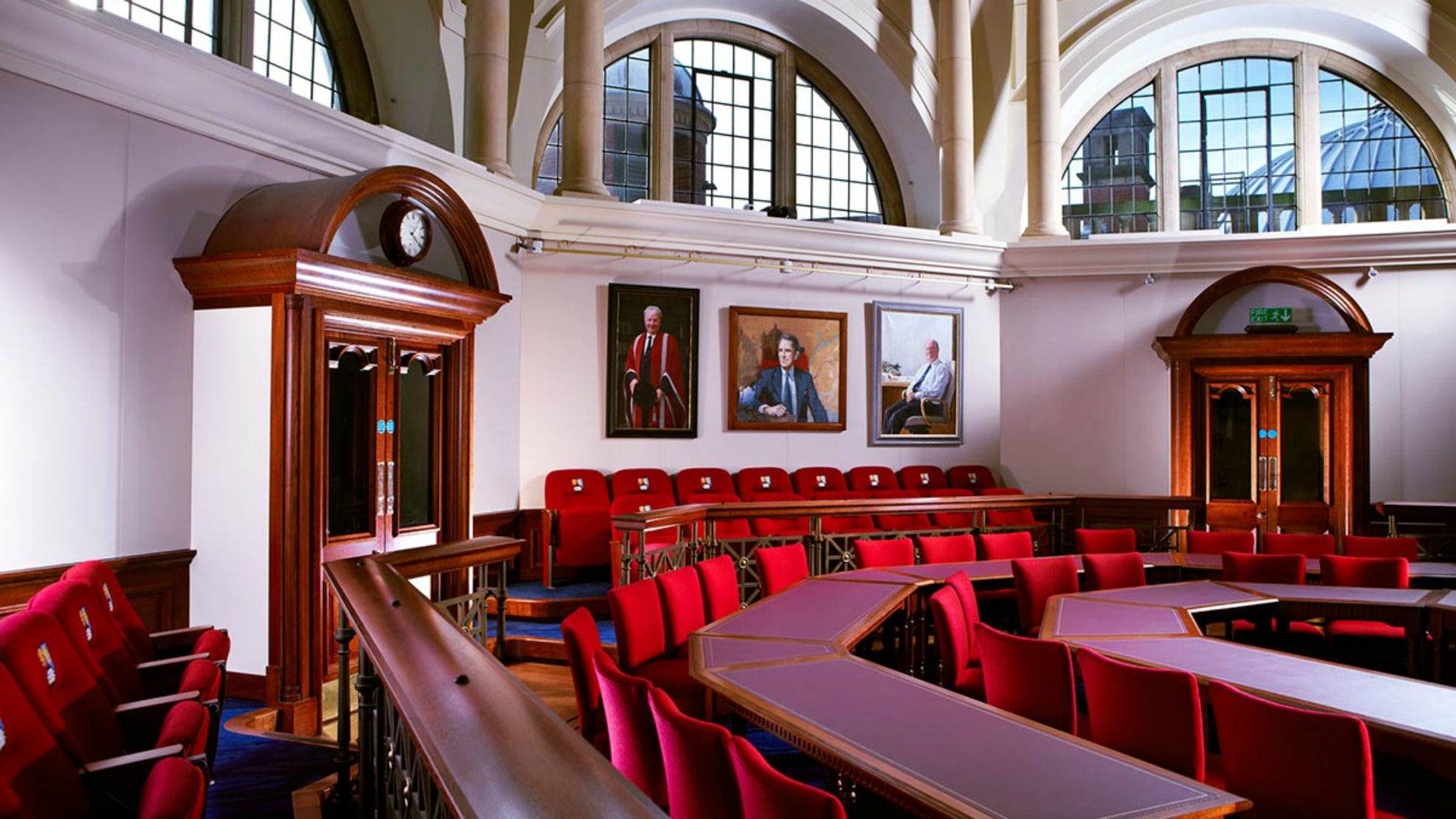 The Senate Chamber at the University of Birmingham.