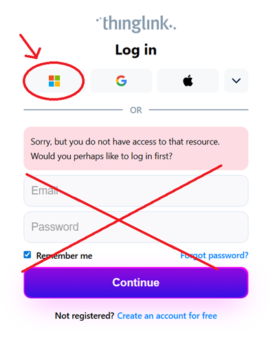 Thinglink login 2026