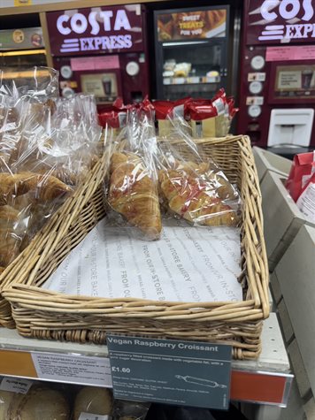 A strawberry croissant from Spar