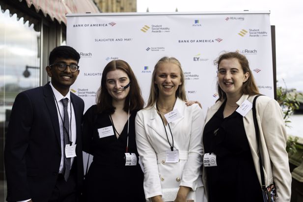 Students at the 2021 Student Mobility Awards