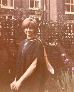 Isabella's nanna's graduation photo for her Pharmacy degree in the 1960s